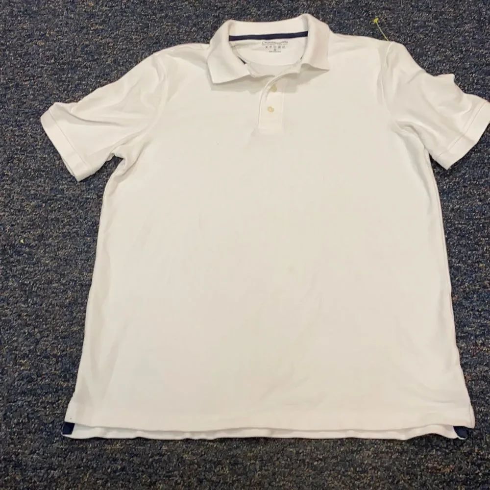 Croft & Barrow White Polo Shirt sz. M